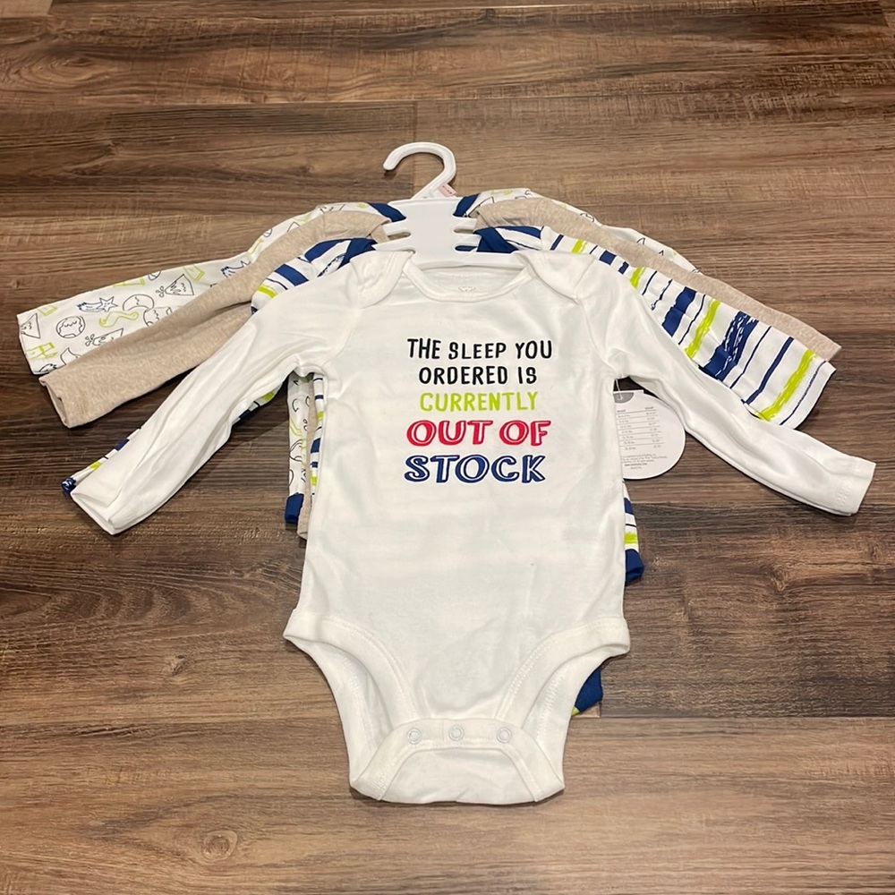 Baby boy onesie set (4pc)